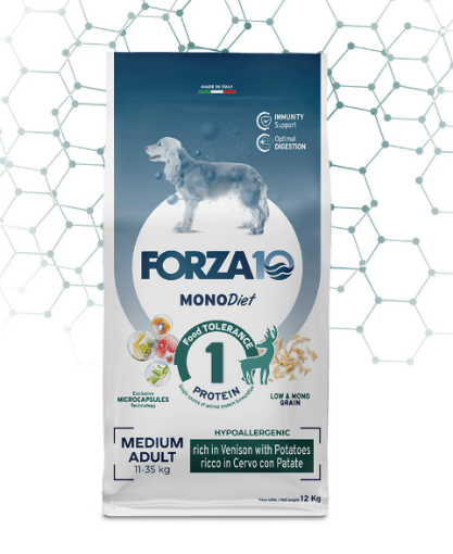 Immagine di F10.DIET.MONOP DOG.MED.ADU CERVO 12.KG.