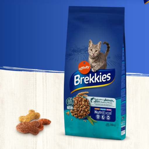 Immagine di BREKKIES CAT MIX SALMONE KG.15