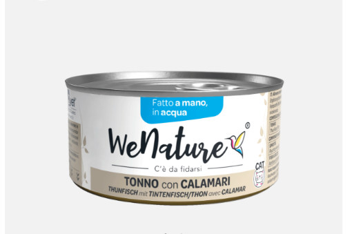 Immagine di QWN18 WENATURE TONNO/CALAMARI ACQUA 85GR