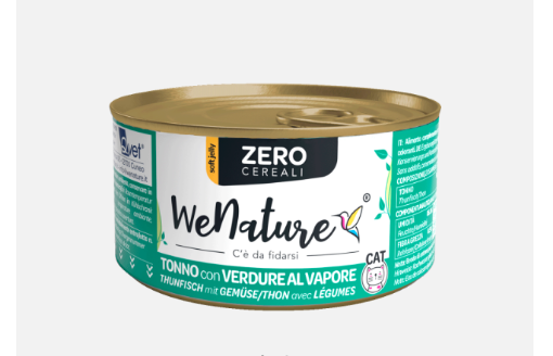 Immagine di QWN30 WENATURE CAT ZERO-TONNO E VERDURE 85 GR.