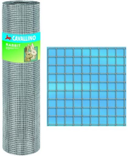 Immagine di RETE RABBIT H.100 ZINCATA 12,7X12,7 FILO 1,00