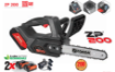 Immagine di KIT MOTOSEGA POTATORE ELETTRONICO ZP-200 CON 2 BATTERIE 5AH