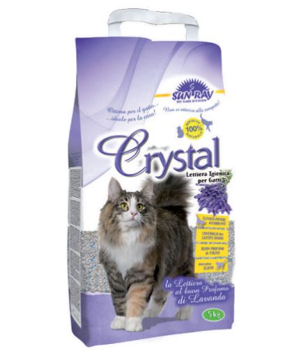 Immagine di CRYSTAL LETTIERA SEPIOLITE LAVANDA 5 KG