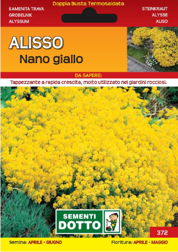 Immagine di BUSTA PICCOLA ALISSO NANO GIALLO
