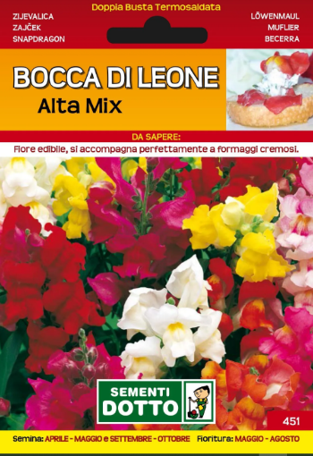 Immagine di BUSTA PICCOLA BOCCA DI LEONE ALTA MIX