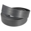 Immagine di BORDURA IN PLASTICA RICICLATA SP.8MM H.140MM ROTOLO 20 MT. NERO