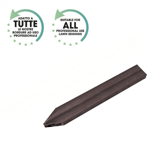 Immagine di PICCHETTO X BORDURA/SNAKE IN PLASTICA RICICLATA MIS.280X40X20MM MARRONE
