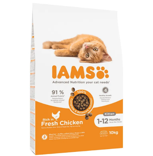 Immagine di IAMS CAT KITTEN POLLO KG.10