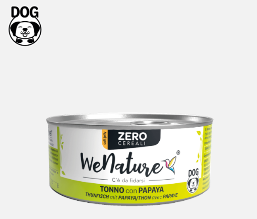Immagine di WENATURE CANE ZERO-TONNO CON PAPAYA GR.150