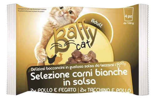 Immagine di BAFFY CAT CAR.BIANCHE FLOW P. 4X100G