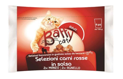 Immagine di BAFFY CAT CAR.ROSSE FLOW P. 4X100G