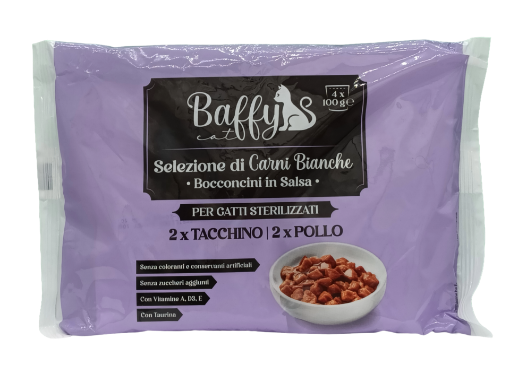 Immagine di BAFFY CAT STERILIZ. FLOW P. 4X100G