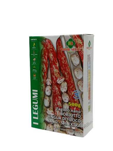Immagine di FAGIOLO NANO BORLOTTO LINGUA DI FUOCO NANO DA 500G