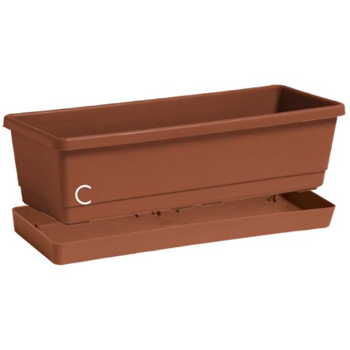 Immagine di CASSETTA BALCONCINO CM.40 CON SOTTOCASSETTA COTTO