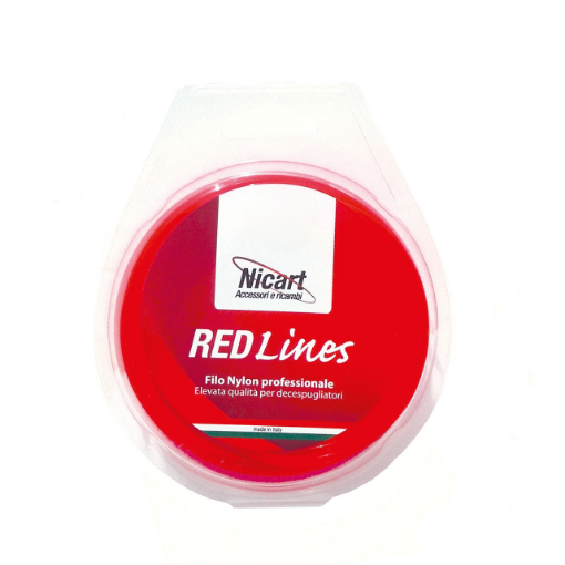 Immagine di FILO DECESPUGLIATORE RED LINES 2.4 MM 15MT QUADRO