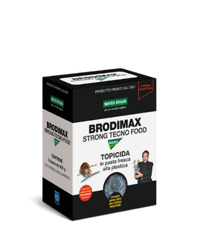 Immagine di TOPICIDA BRODIMAX STRONG TECNO FOOD 1500 GR TRIS
