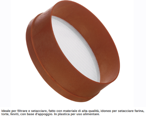 Immagine di 195 SETACCIO FARINA RETE PLAST CM.24