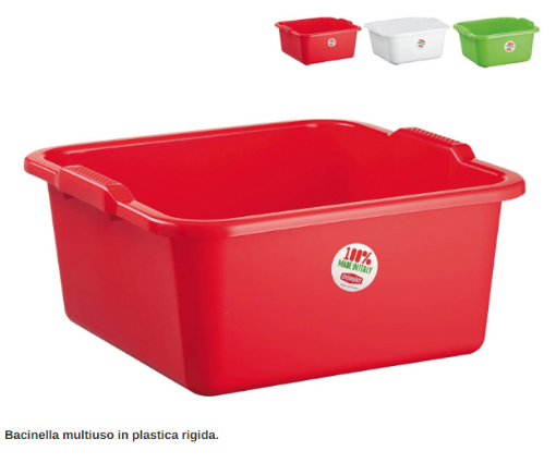 Immagine di BACIN.QUADRA LINEA 2 BIANCA CM.30