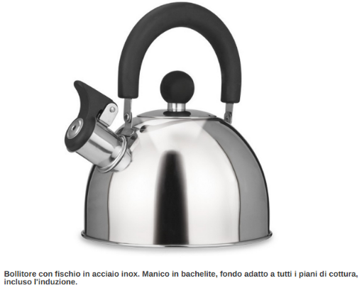 Immagine di BOLLITORE + FISCHIO INOX LT. 1,5 EVA 013760