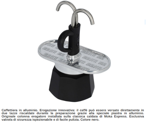 Immagine di CAFFETTIERA MINI EXPRESS R NERA TAZZA DA 2