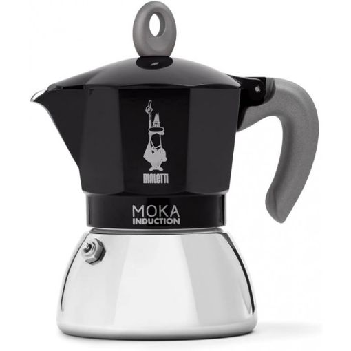 Immagine di MOKA INDUCTION NERA TAZZA DA 4