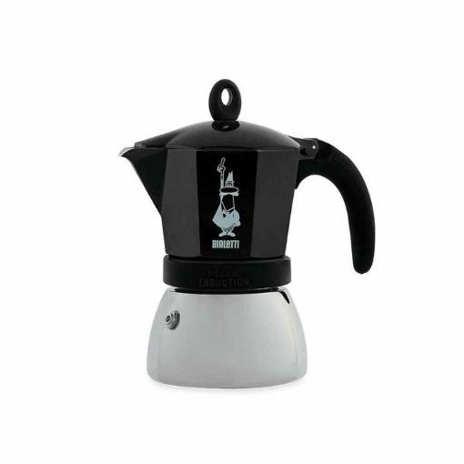 Immagine di MOKA INDUCTION NERA TAZZA DA 2