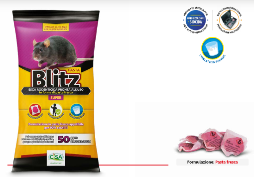 Immagine di TOPICIDA BLITZ SUPER PASTA 50 BS 1,5 KG