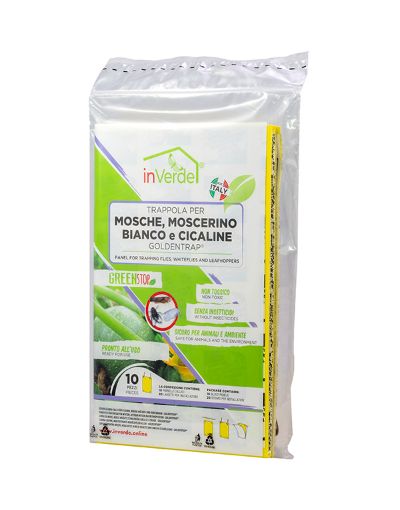 Immagine di TRAPPOLA PER MOSCHE, MOSCERINO BIANCO E CICALINE GOLDENTRAP®