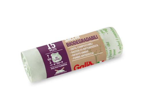 Immagine di SACCO PER UMIDO BIODEGRADABILI 50X60 GALLO