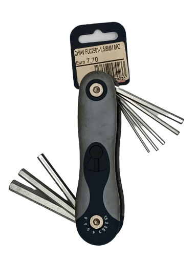Immagine di CHIAV FU02501-1,5/8MM 8PZ ESAG TASCABILI
