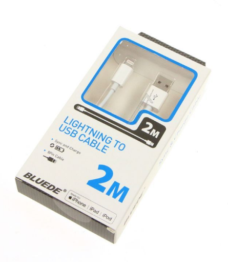 Immagine di CAVO IPHONE LIGHTNING DATI USB PE 2M