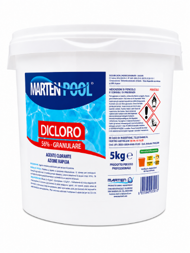 Immagine di DISINFETTANTI CLORATI MARTEN DICLORO GRANULARE KG.5